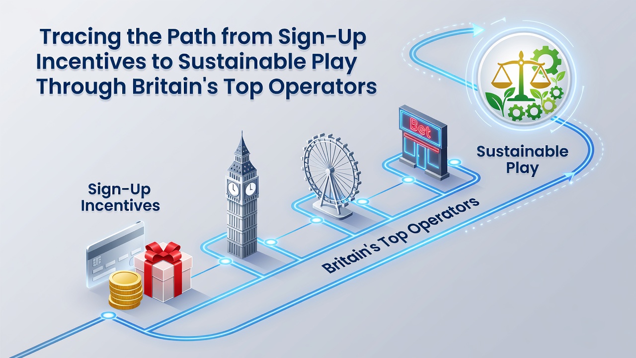 Loyalty program interface showing progression from sign-up bonuses to sustainable play tools